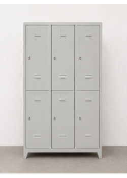 Ofisin Metal Ofis 6 Lı Standart Soyunma Dolabı Gri