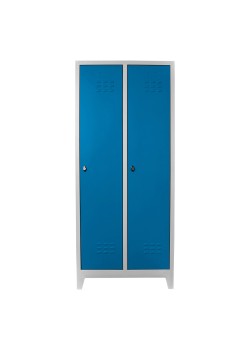Ofisin Metal Ofis 2 li Standart Soyunma Dolabı Gri-Mavi