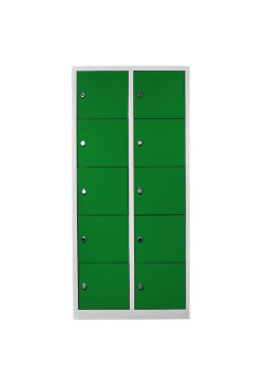 Ofisin Metal Ofis 10 Gözlü Öğretmen Öğrenci Dolabı Gri-Yeşil Ofisin Metal Ofis 10 Gözlü Öğretmen Öğrenci Dolabı Gri-Yeşil