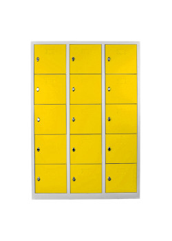 Ofisin Metal Ofis 15 Gözlü Öğretmen Öğrenci Dolabı Gri-Sarı Ofisin Metal Ofis 15 Gözlü Öğretmen Öğrenci Dolabı Gri-Sarı