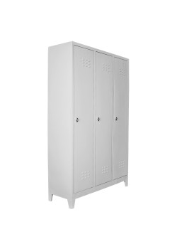 Ofisin Metal Ofis 3 lü Eko Soyunma Dolabı Gri Ofisin Metal Ofis 3 lü Eko Soyunma Dolabı Gri