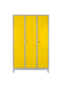 Ofisin Metal Ofis 3 lü Eko Soyunma Dolabı Gri-Sarı Ofisin Metal Ofis 3 lü Eko Soyunma Dolabı Gri-Sarı