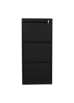 Ofisin Metal Ofis 3 lü Klasör Dolabı Siyah