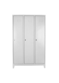 Ofisin Metal Ofis 3 lü Standart Soyunma Dolabı Gri