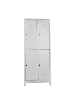 Ofisin Metal Ofis 4 lü Standart Soyunma Dolabı Gri