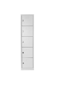 Ofisin Metal Ofis 5 Gözlü Öğretmen Öğrenci Dolabı Gri