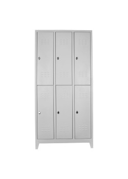 Ofisin Metal Ofis 6 Lı Standart Soyunma Dolabı Gri