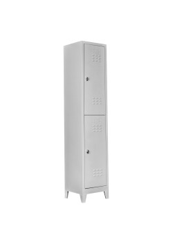 Ofisin Metal Ofis Tekli Yarım Kapılı Soyunma Dolabı Gri